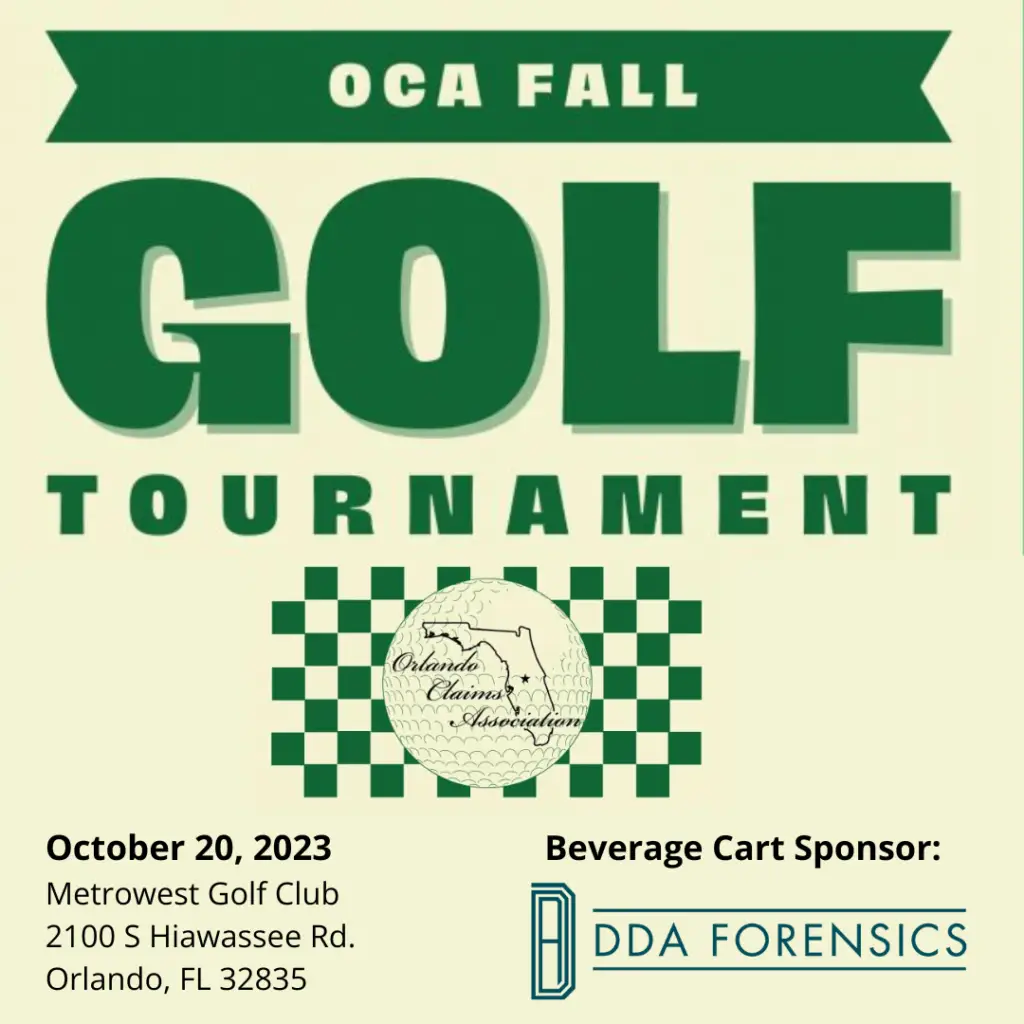 Fore! DDA Forensics Sponsors the Orlando Claims Association Fall Golf Tournament