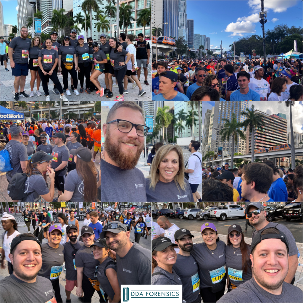 DDA Forensics Hits the Pavement at the Lexus Corporate Run in Miami 