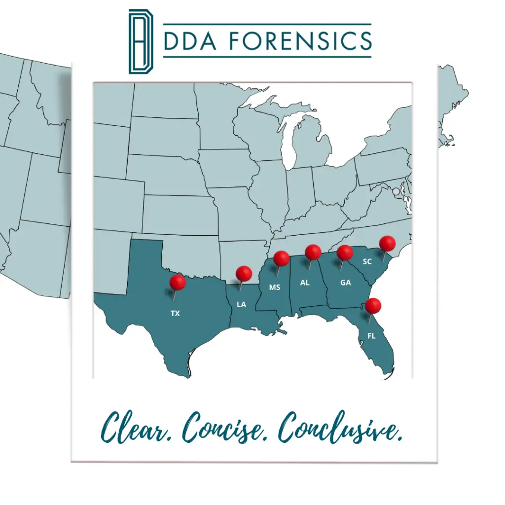 DDA Forensics Grows Footprint Across the Southern U.S.