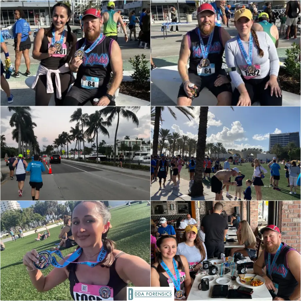 DDA Forensics Team Laces Up for Charity at Fort Lauderdale Half Marathon