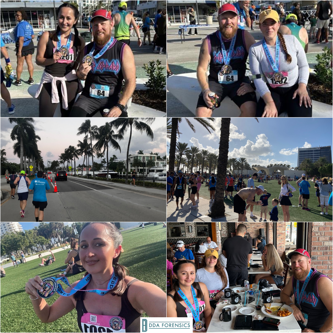 DDA Forensics Team Laces Up for Charity at Fort Lauderdale Half Marathon 