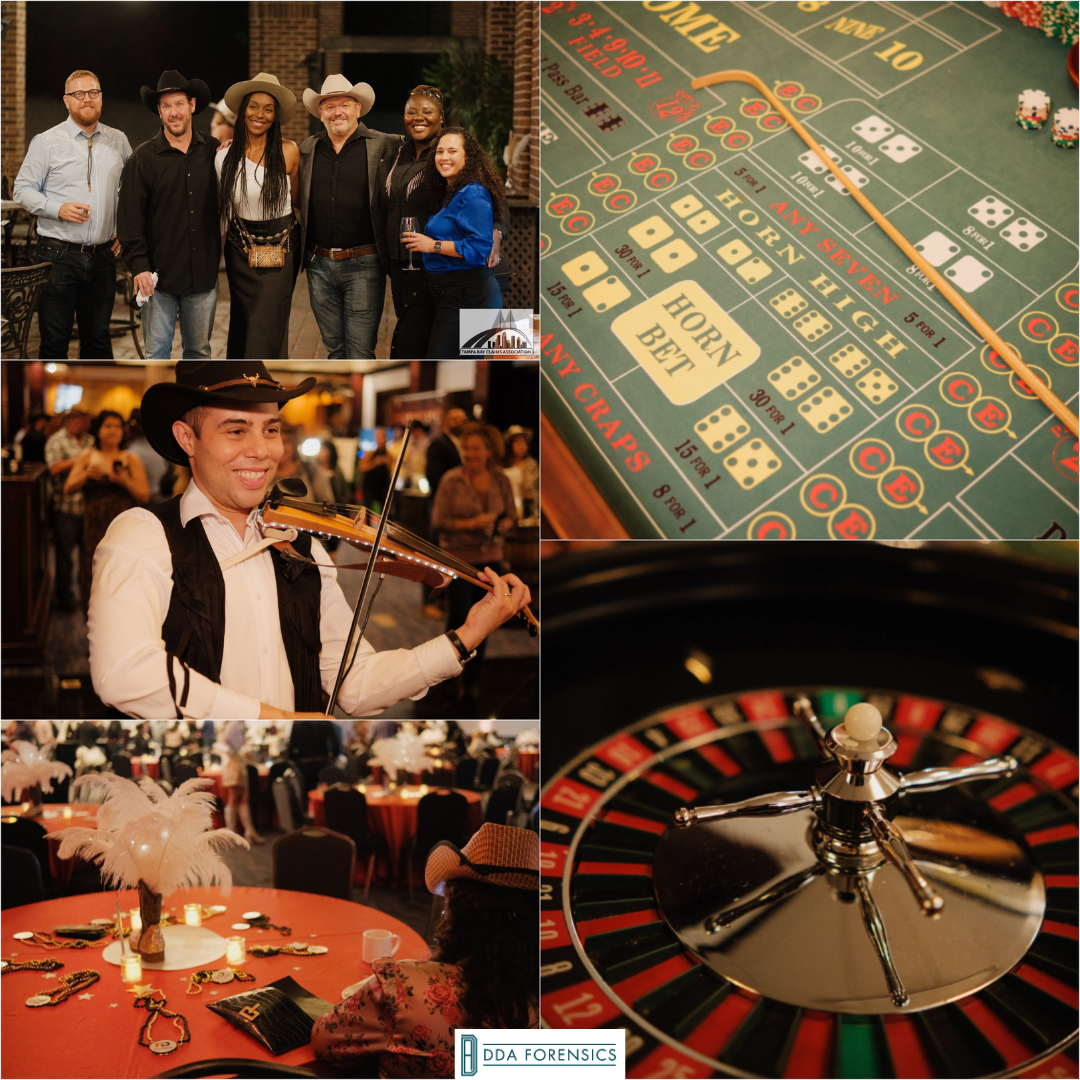 DDA Forensics Sponsors the Tampa Bay Claims Association Casino Night