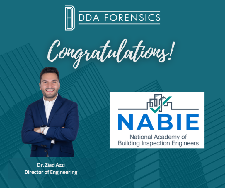 Dr. Ziad Azzi Joins the National Academy of Building Inspection Engineers