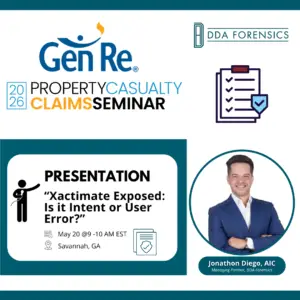 Jonathon Diego Invited to Present at Gen Re’s National Property & Casualty Claims Seminar